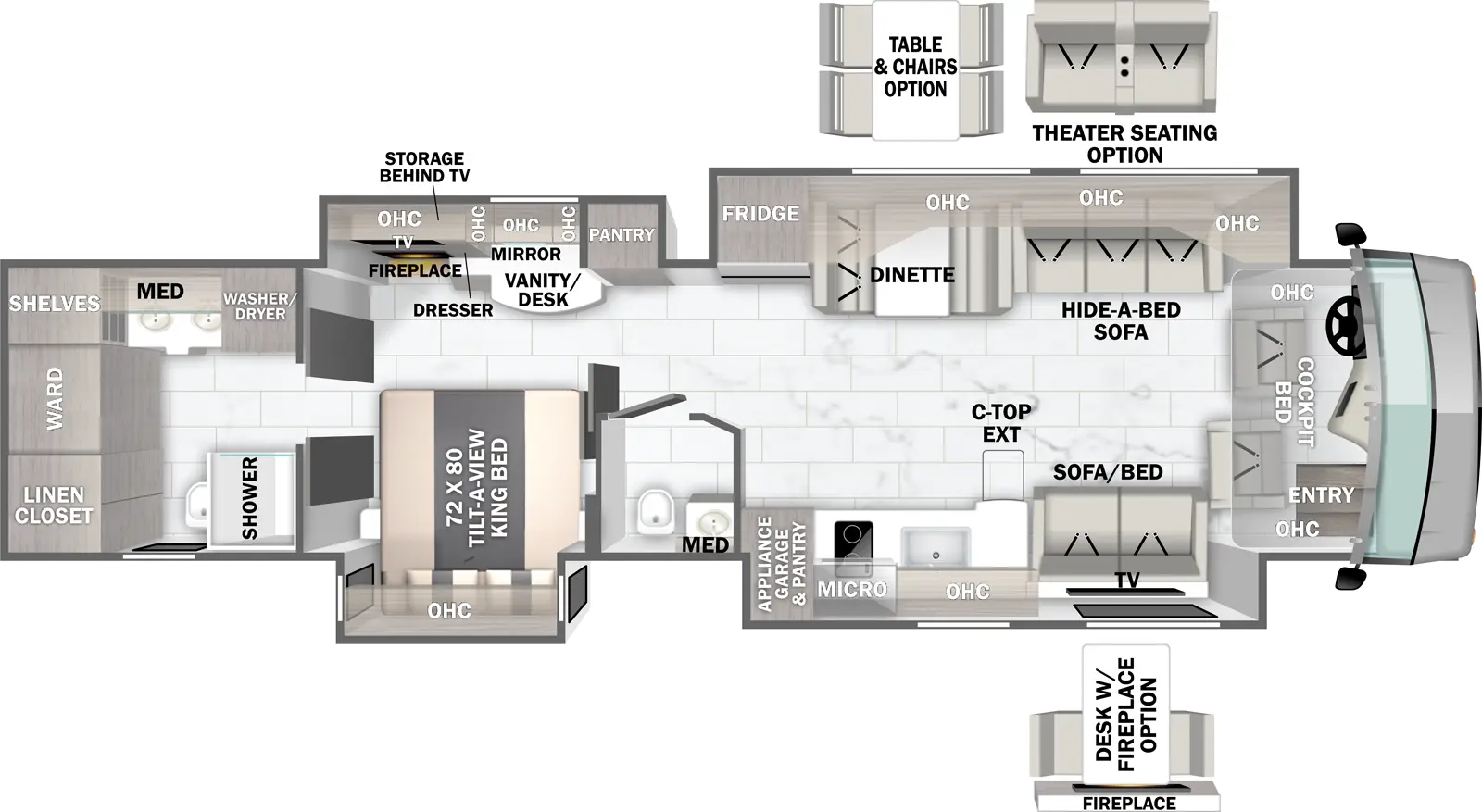 Berkshire Xlt 45G Floorplan